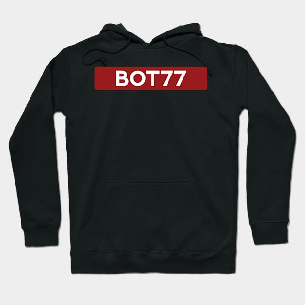 Valtteri Bottas 77 - Driver Tag #3 Hoodie by GreazyL